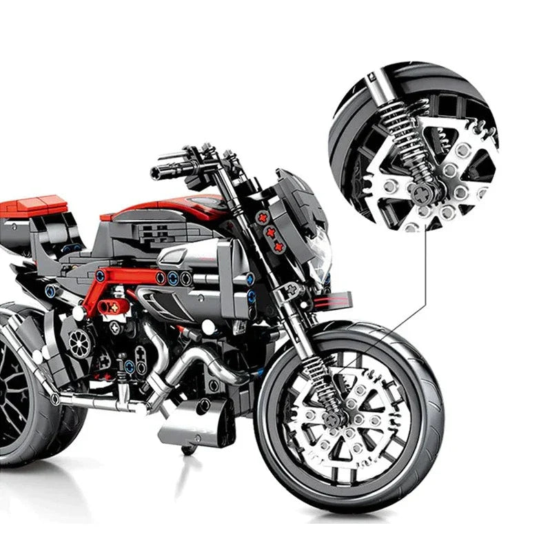 Diavel Motorbike | 702pcs-1