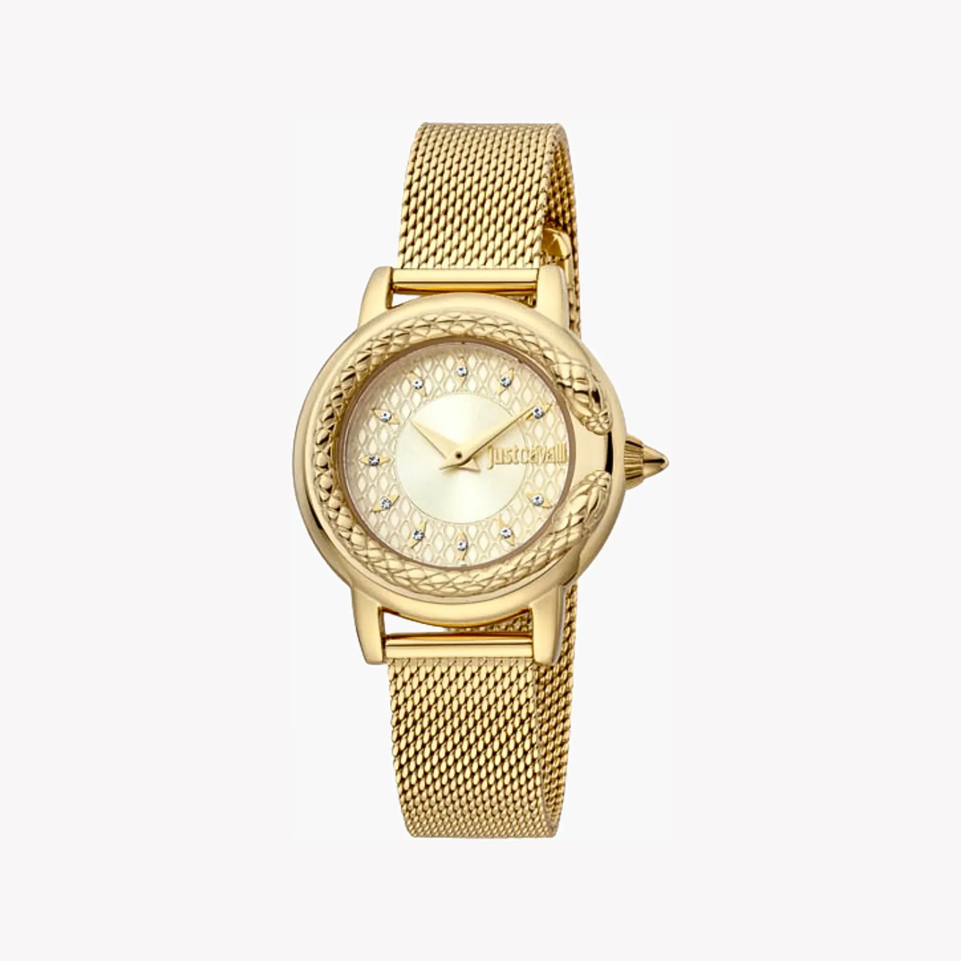 Just Cavalli Women's Gold Stainless Steel Watch, Champagne Dial | Jc1l151m0525-0