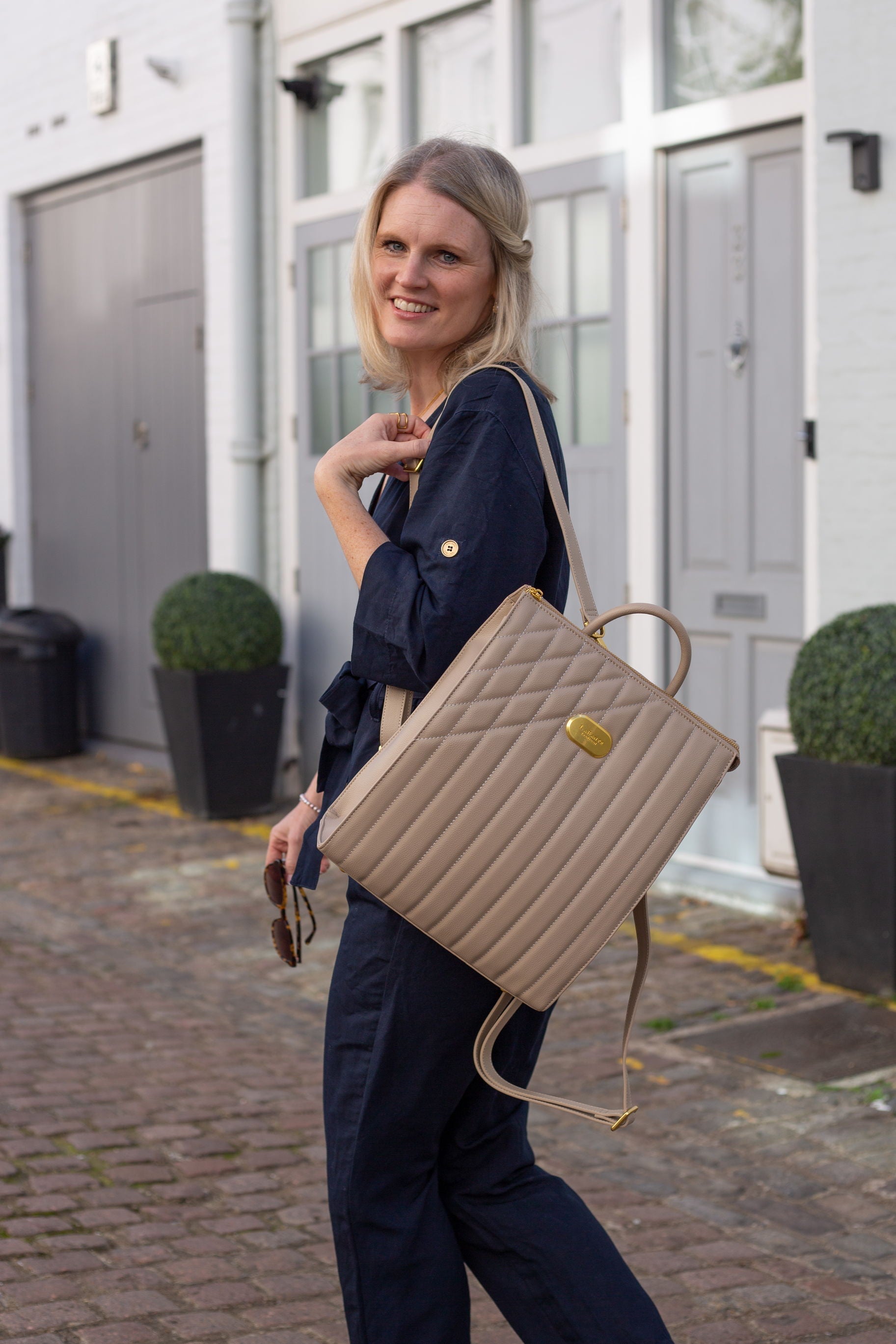 Danai Backpack in Beige-2