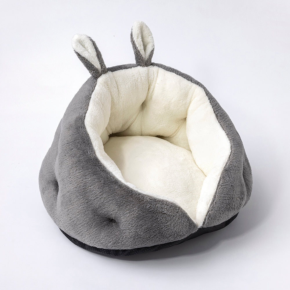 Bunny Ear Design Pet Bed 🐰🛏️ Cozy Plush Dog & Cat Bed-0