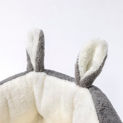 Bunny Ear Design Pet Bed 🐰🛏️ Cozy Plush Dog & Cat Bed-4