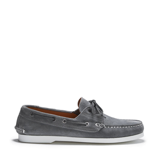 Deck Shoes, slate grey suede-0