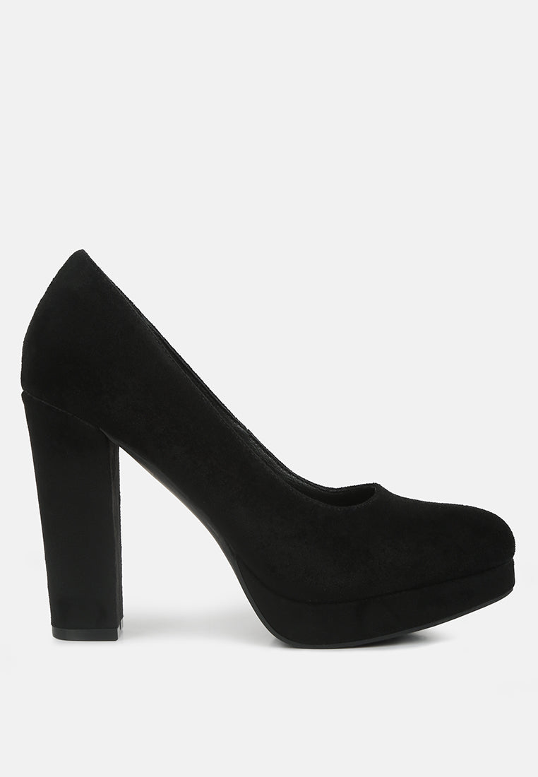 Delia Seude Block Heel Pumps-7