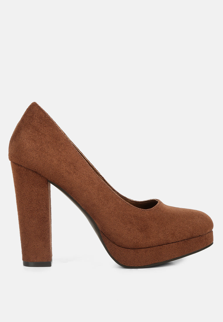 Delia Seude Block Heel Pumps-5