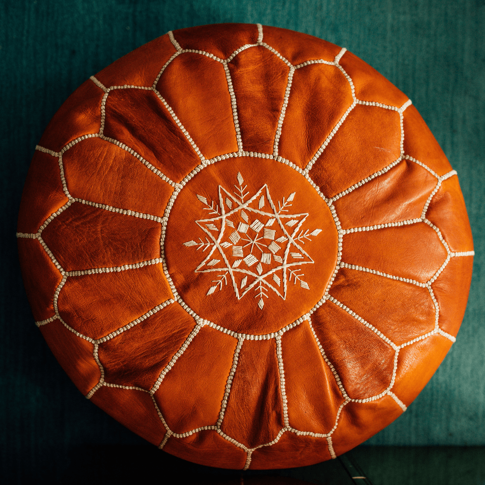 Leather Poufs Lamarocana-0