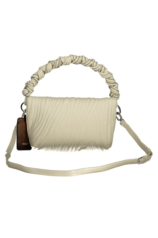 DESIGUAL WOMEN'S WHITE BAG-1