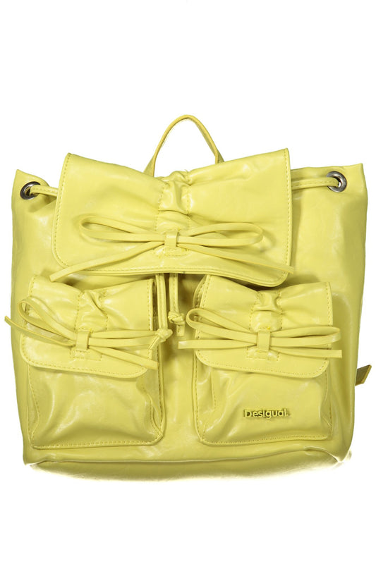 DESIGUAL WOMEN'S YELLOW BACKPACK-0