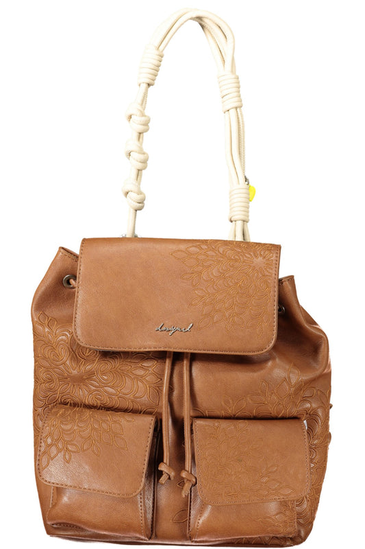 DESIGUAL WOMEN'S BROWN BACKPACK-0