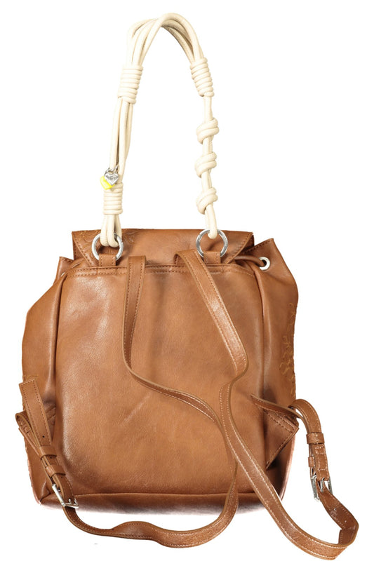 DESIGUAL WOMEN'S BROWN BACKPACK-1