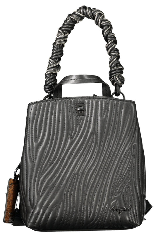 DESIGUAL WOMEN'S BLACK BACKPACK-0