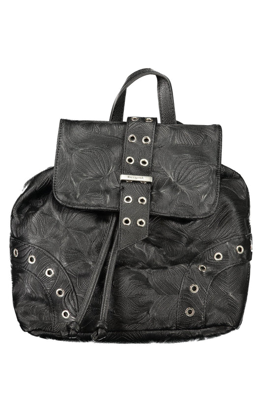 DESIGUAL WOMEN'S BLACK BACKPACK-0