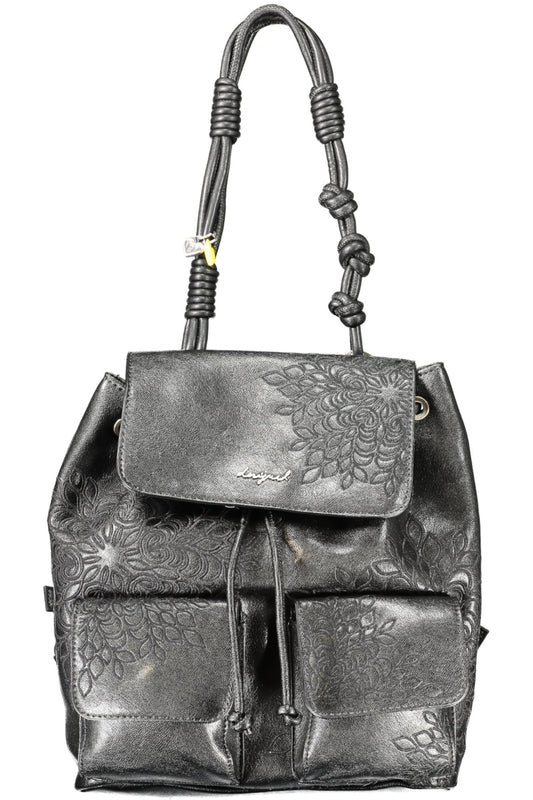 DESIGUAL WOMEN'S BLACK BACKPACK-0