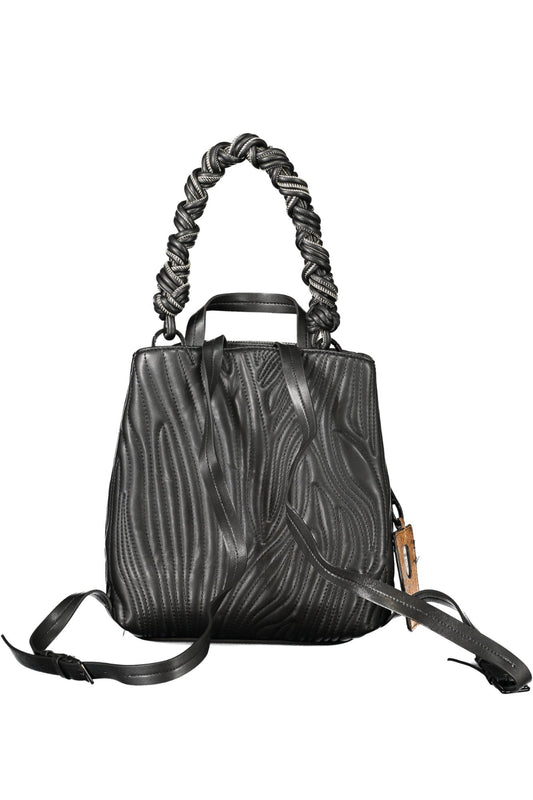 DESIGUAL WOMEN'S BLACK BACKPACK-1