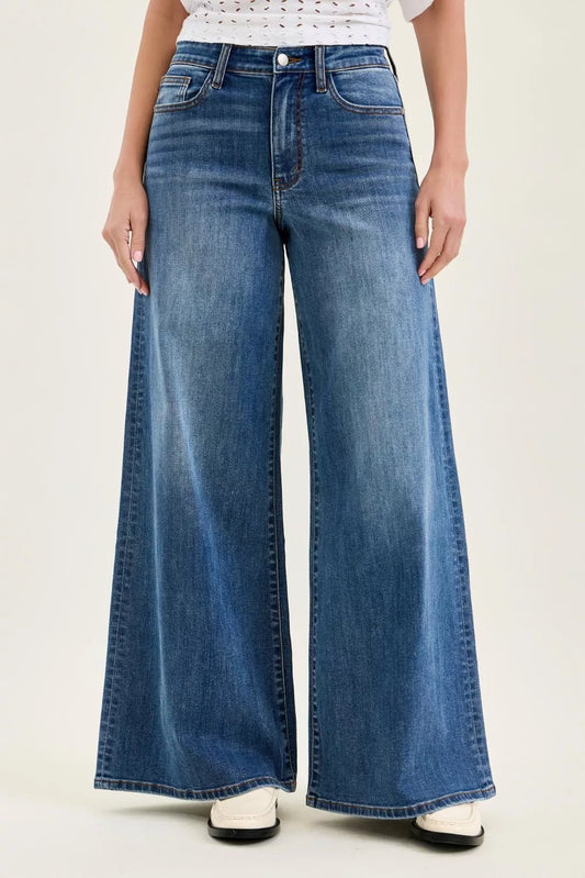Judy Blue High Waist Palazzo Jeans-0