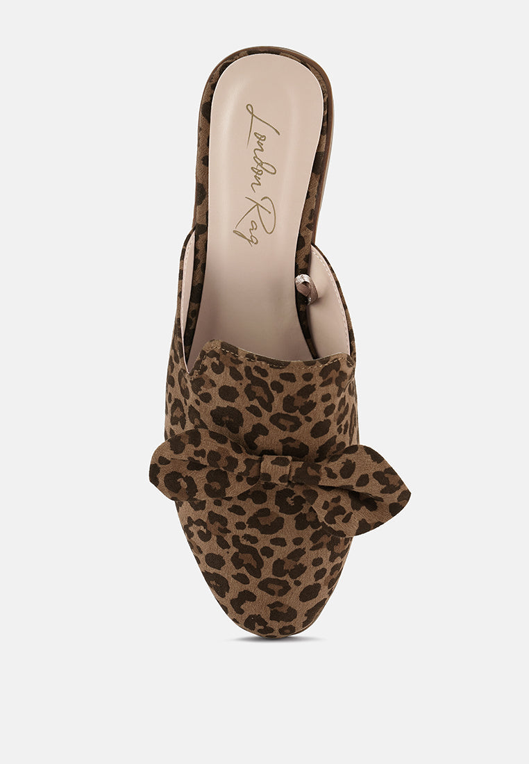 Dobos Casual Walking Bow Mules-3