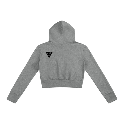 Women’s Slim Crop Full Zip Hoodie-5