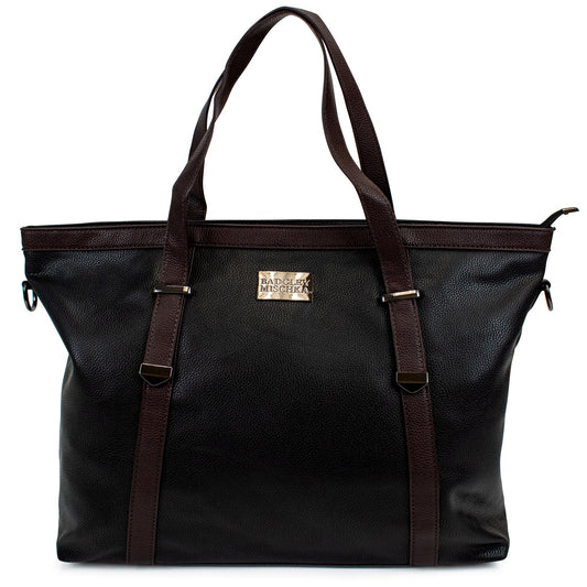 Anna XL Vegan Leather Weekender Tote Bag-0