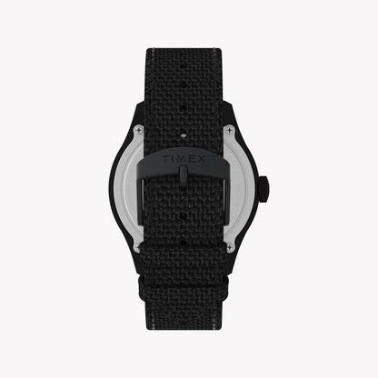 Timex Men's Black Eco-Friendly Watch, Gray Dial | Tw2w34700-2