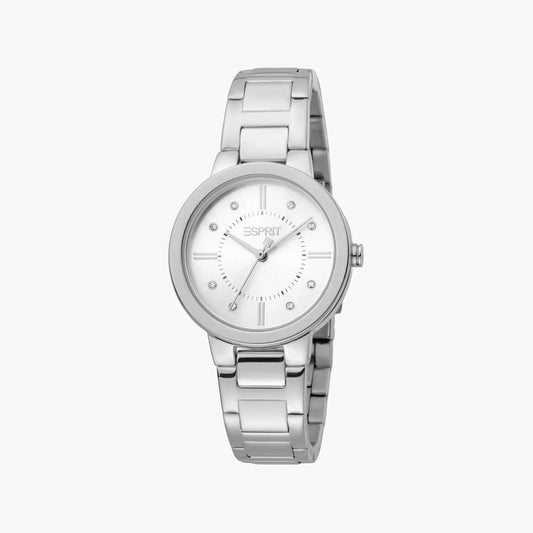 Esprit Women's Silver Stainless Steel Watch, Silver Dial | Es1l133m0035-1