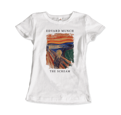 Edvard Munch the Scream, 1893 artwork t-shirt-4