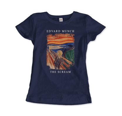 Edvard Munch the Scream, 1893 artwork t-shirt-9