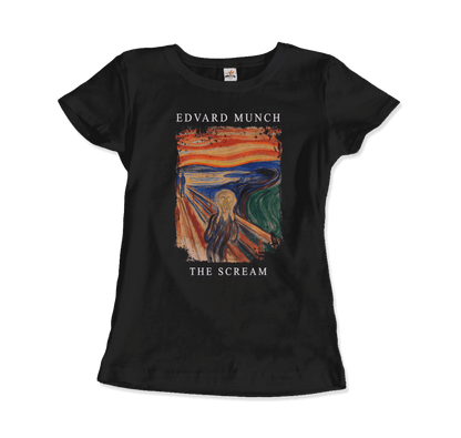 Edvard Munch the Scream, 1893 artwork t-shirt-2
