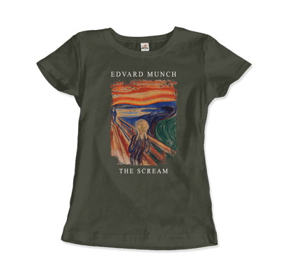 Edvard Munch the Scream, 1893 artwork t-shirt-11