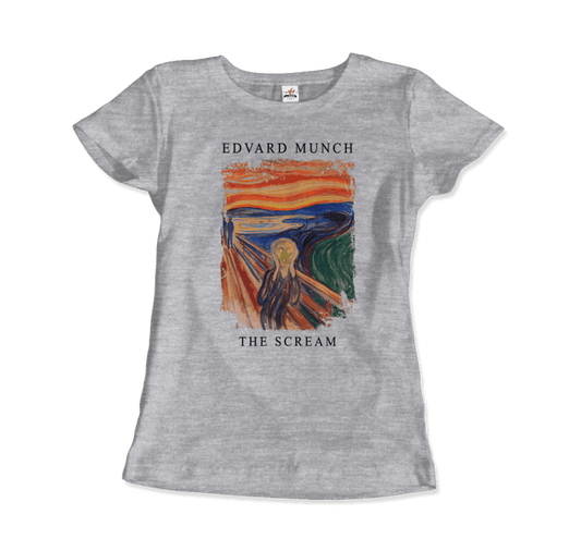 Edvard Munch the Scream, 1893 artwork t-shirt-10