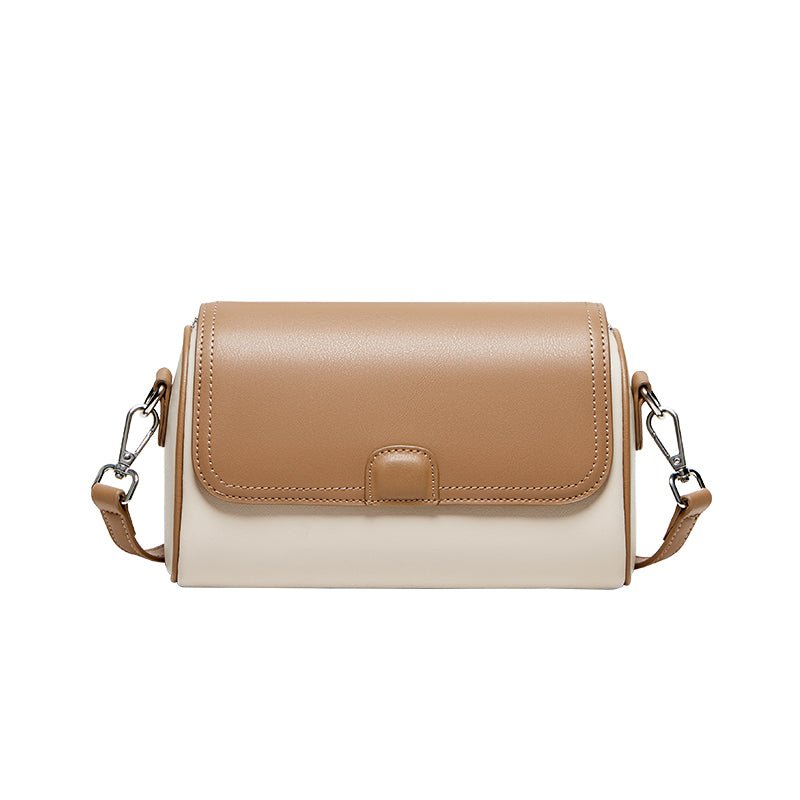 Elena Apricot Flap Medium Shoulder Bag-0