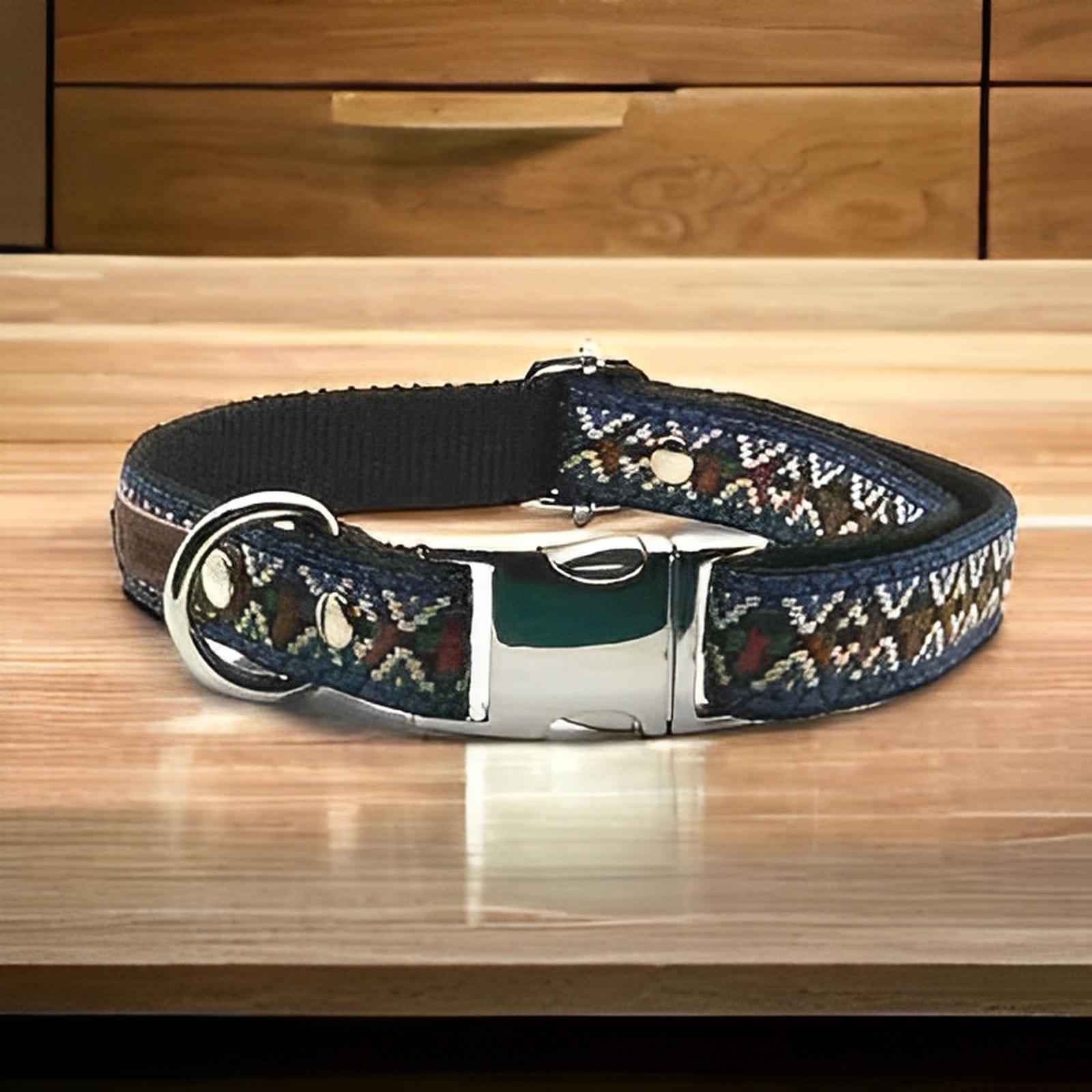 Enchanted Paws Personalised Cotton Dog Collar-0