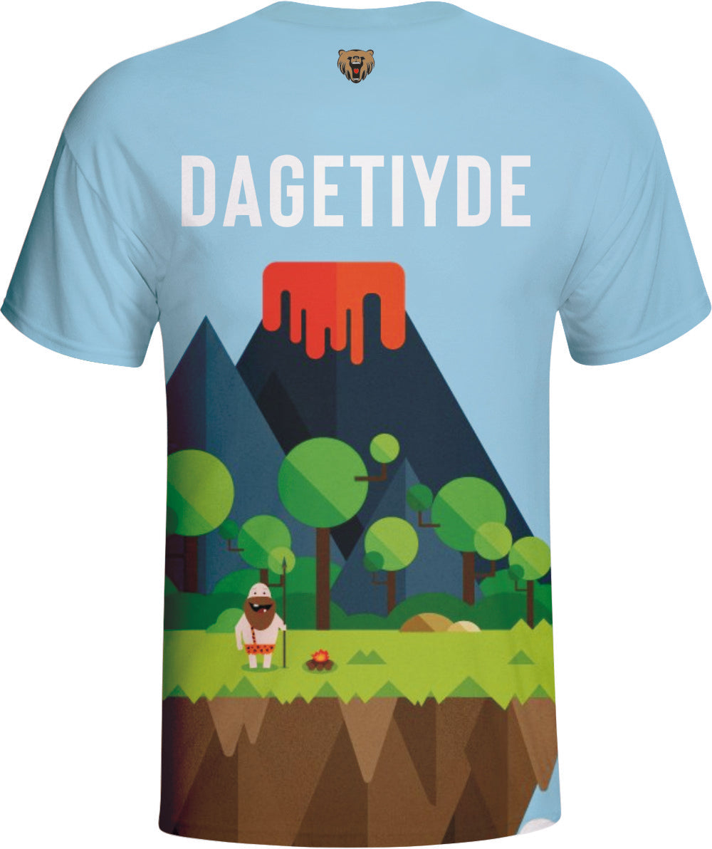 Cartoon Landscape Gaming Esports Jersey with Custom Name-1