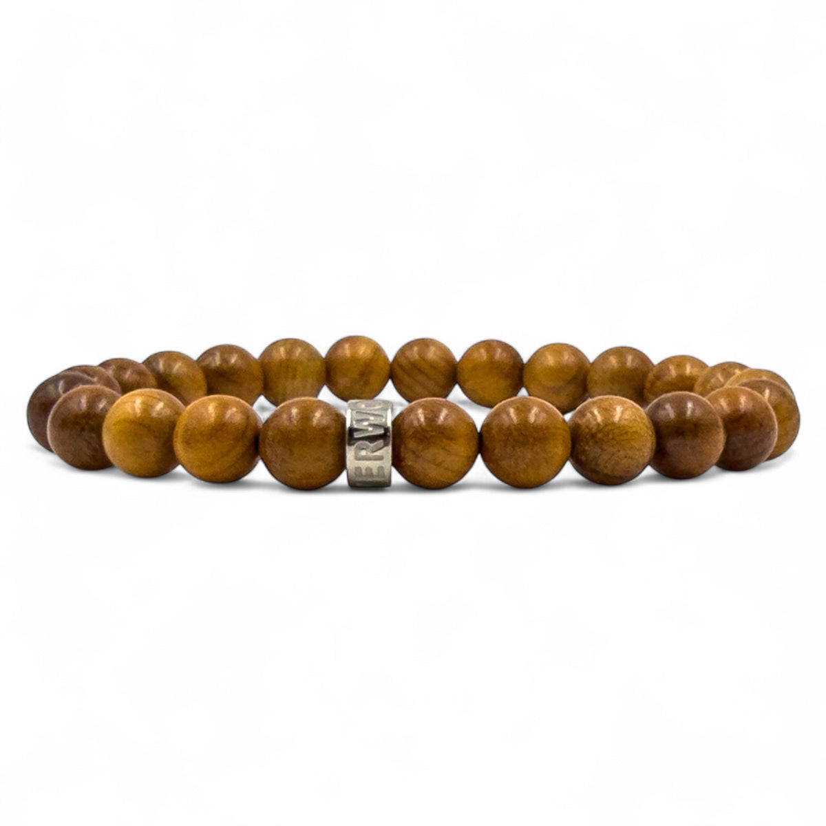 Cascade Cinder Rock padauk wood beaded bracelet, main product photo