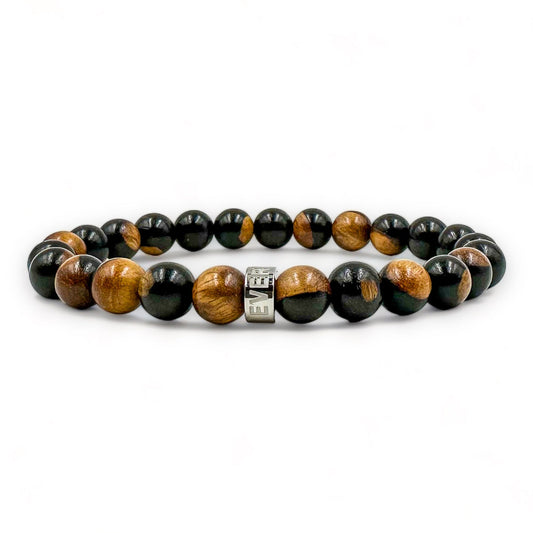 Cascade Steelroot ebony sapwood beaded bracelet, main product photo
