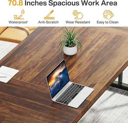 Seventy Inch Executive Desk For Office Workstation-3