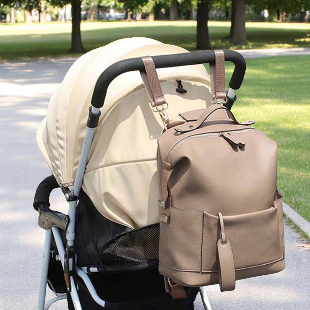 FENJA Multifunktionale Wickeltasche aus veganem Leder-3