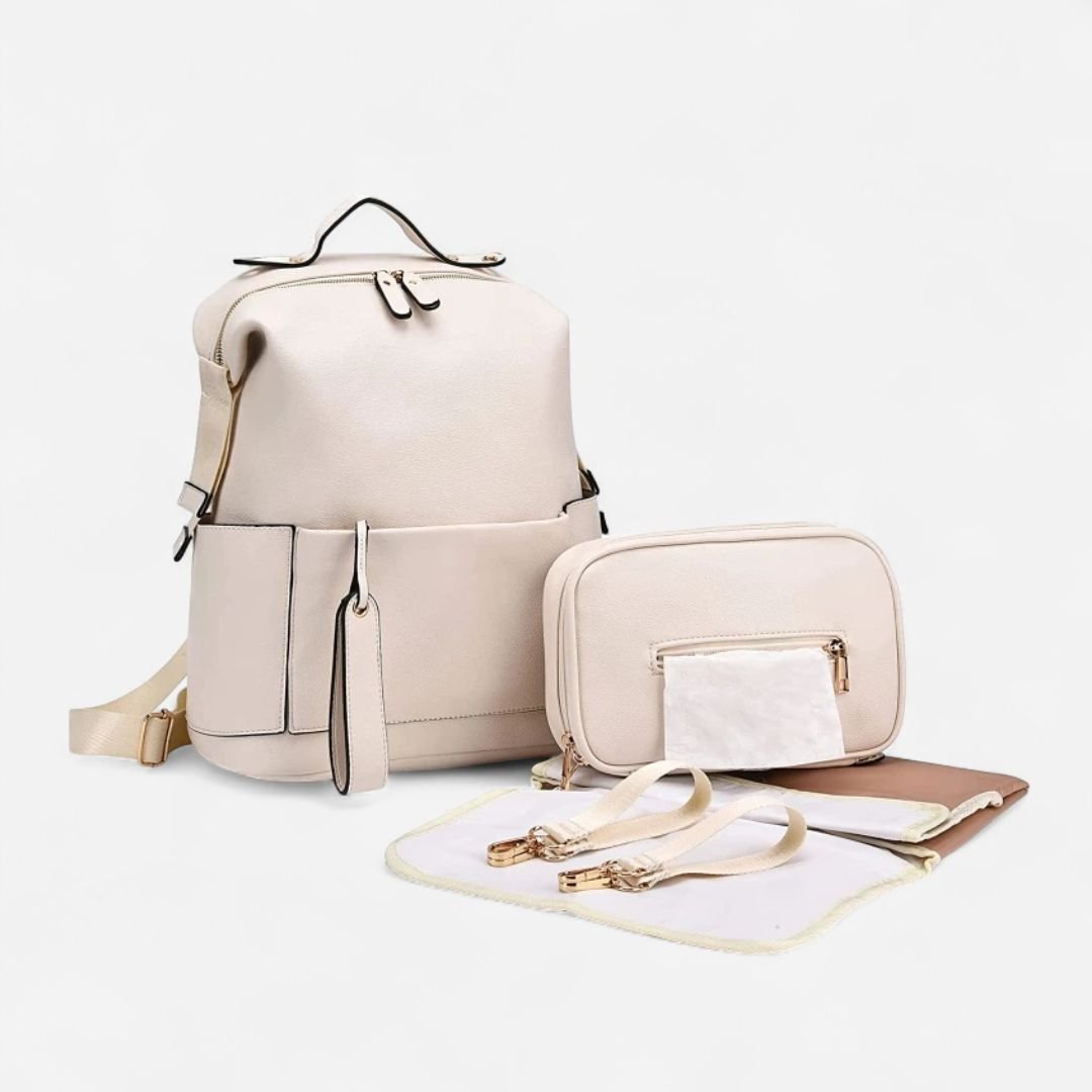 FENJA Multifunktionale Wickeltasche aus veganem Leder-6