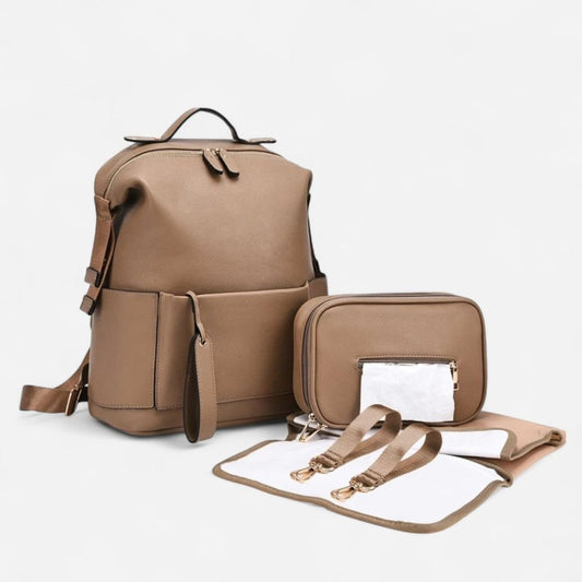 FENJA Multifunktionale Wickeltasche aus veganem Leder-0