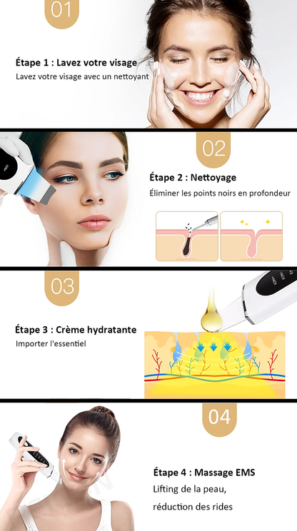 STELLAR - 5-Function EMS Lifting Exfoliator - Ultrasound & Photon Treatment-14