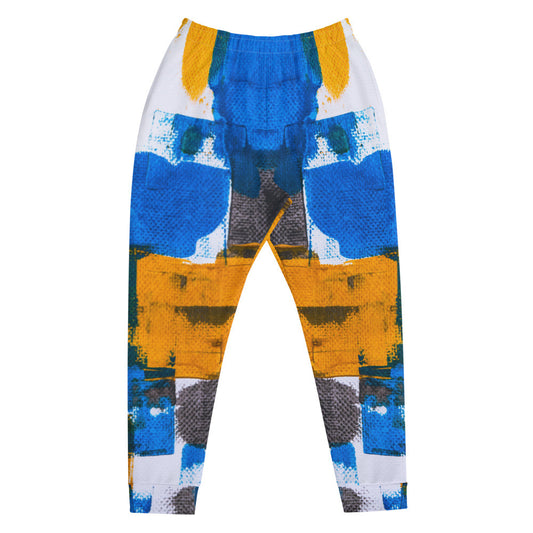 Men's slim fit cotton blend joggers with cuffed ankles, by Aysire, showcasing a comfortable and modern athletic style.