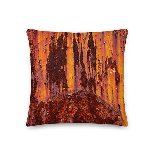 Aysire grunge pillow linen feel case with shape-retaining insert, showcasing a textured, casual pillow design in natural tones.