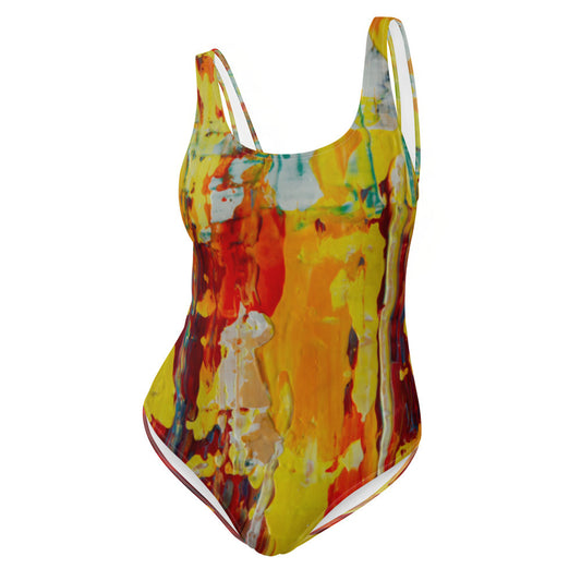 Aysire Cheeky Fit One-Piece Swimsuit from Just Colours collection, chlorine-resistant fabric, in a stylish design.