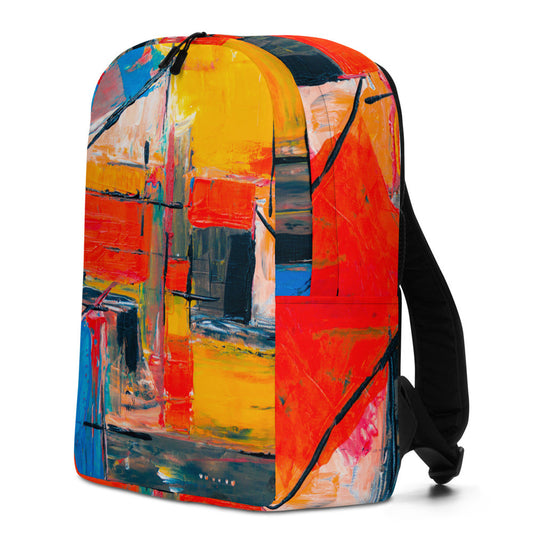 Aysire minimalist water-resistant polyester backpack with a 15-inch laptop pocket, featuring sleek design and neutral color tones.