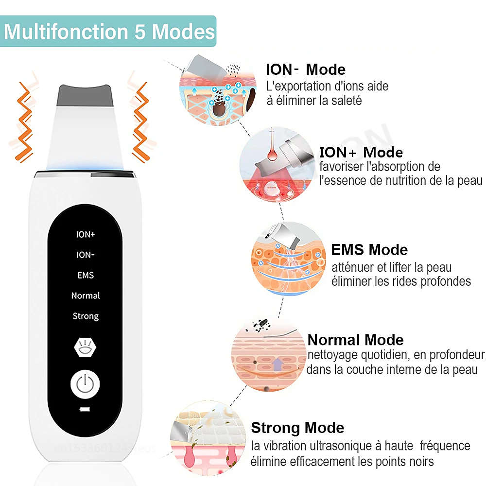STELLAR - 5-Function EMS Lifting Exfoliator - Ultrasound & Photon Treatment-2