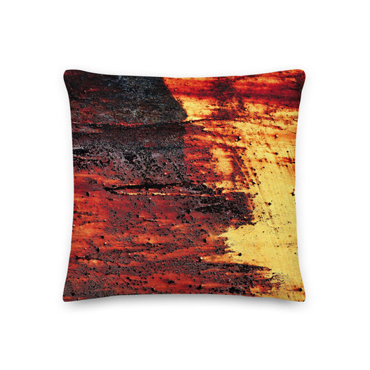 A linen-feel pillow from Aysire with a shape-retaining insert, showcasing soft fabric and plush, supportive interior.