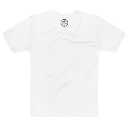 Men's cotton touch polyester T-shirt by Aysire featuring four-way stretch fabric, shown in a classic fit with short sleeves.