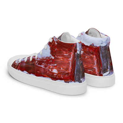 Gianneli Colours Handmade Men’s High Top Canvas Shoes-2