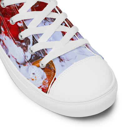 Gianneli Colours Handmade Men’s High Top Canvas Shoes-11