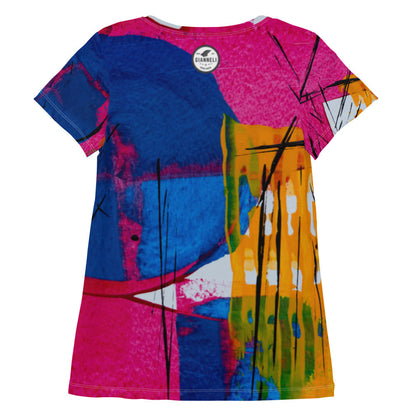 ONLY LOVE Women's Athletic T-shirt by Gianneli-7