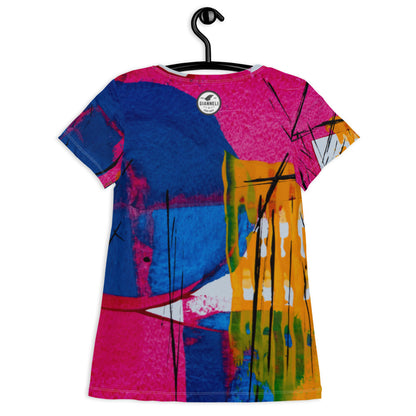 ONLY LOVE Women's Athletic T-shirt by Gianneli-1
