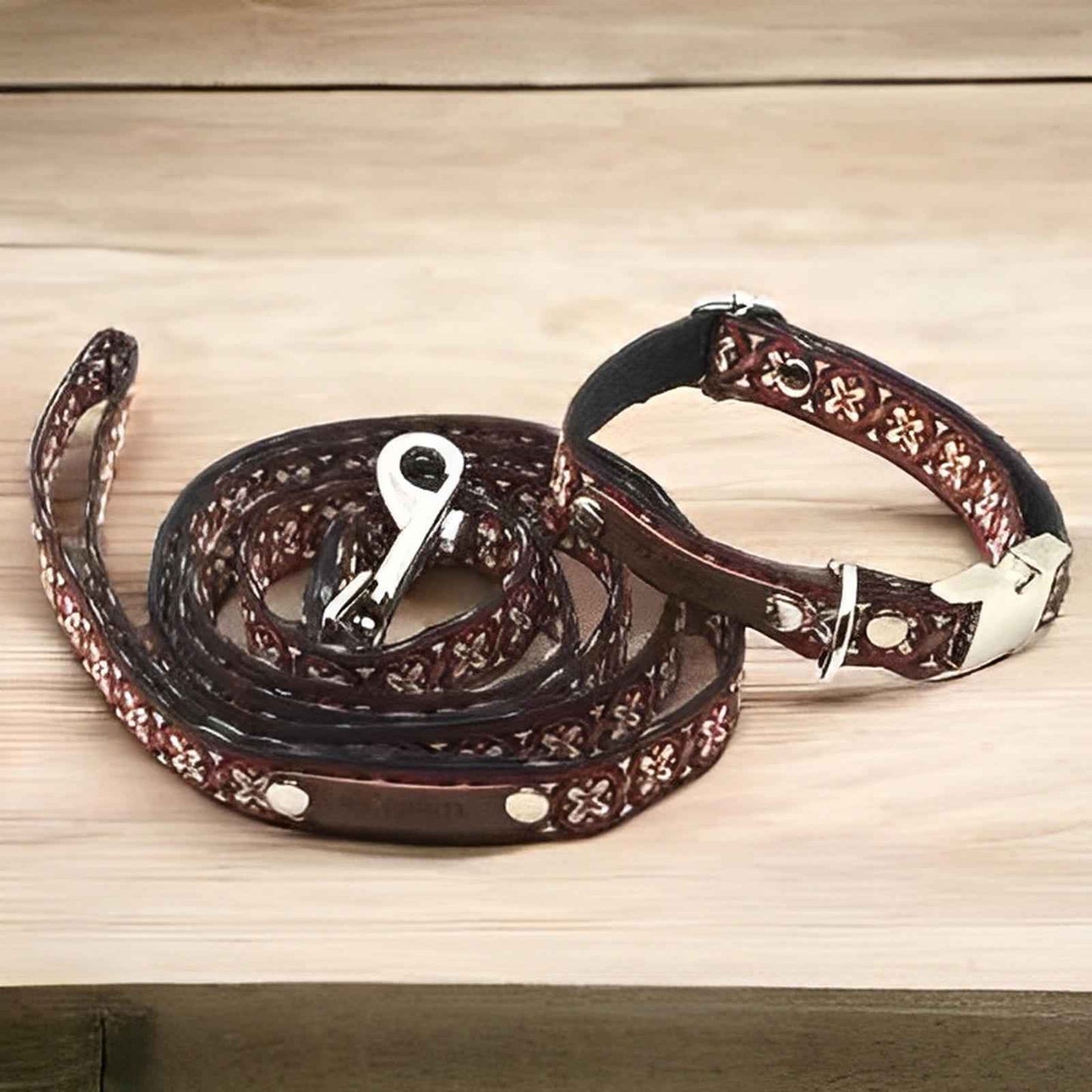 Finnigan's Bespoke Pup Dog Collar Set-0
